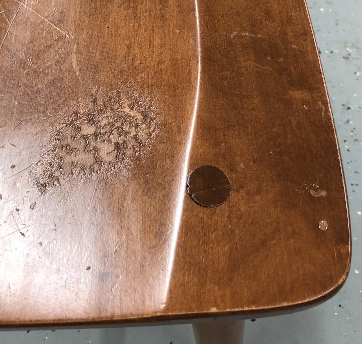 Blemish on Squires Chair